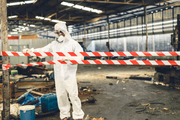 Professional Odor Removal technician working in Butte Des Morts, WI